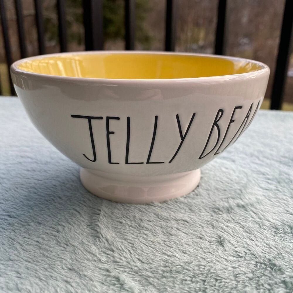 Rae Dunn Yellow Jelly Beans Bowl